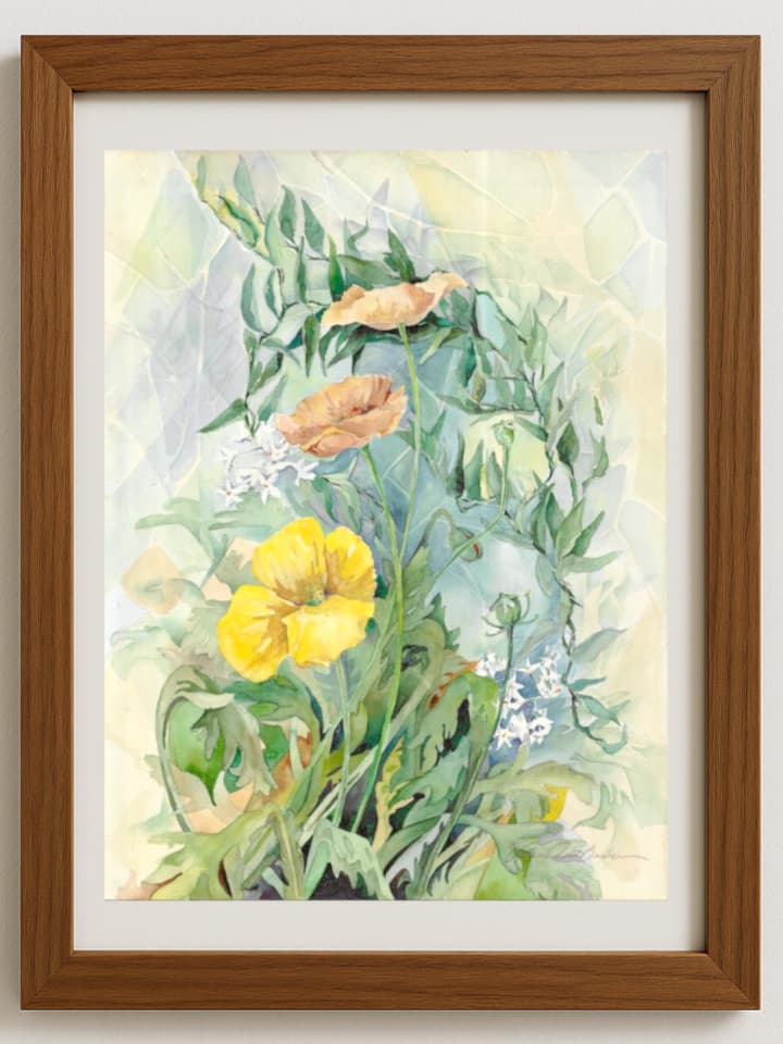 Yellow Flowers Card
