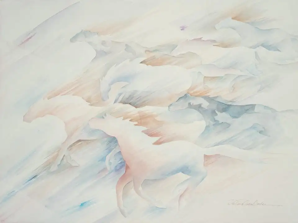 Horse artwork from Val Gallery
