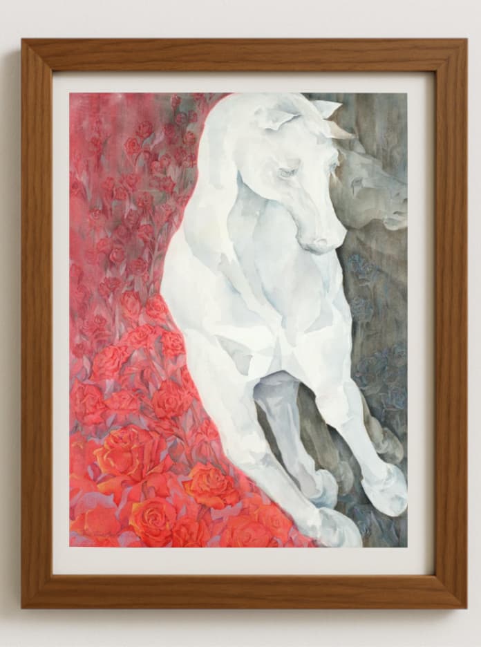 Red Horse Card