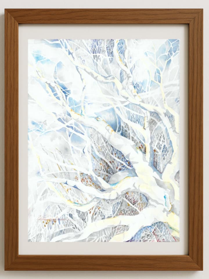 White Trees Card