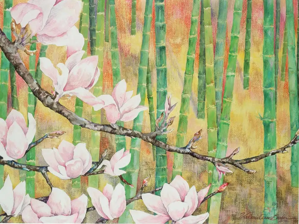 Bamboo artwork