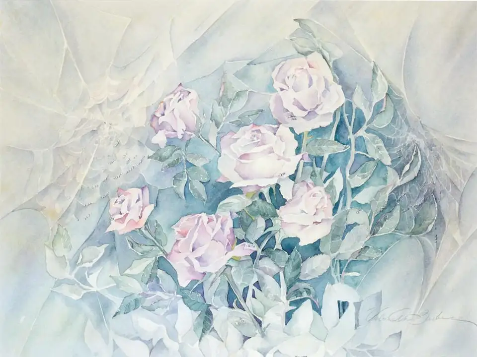 Green Flowers artwork