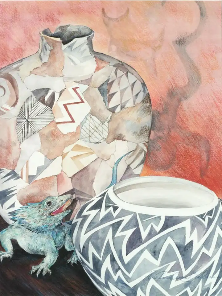 Lizard artwork
